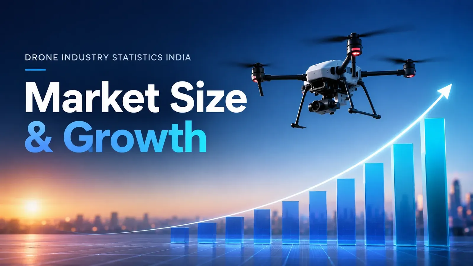 Drone industry statistics India: market size and growth from primary government data